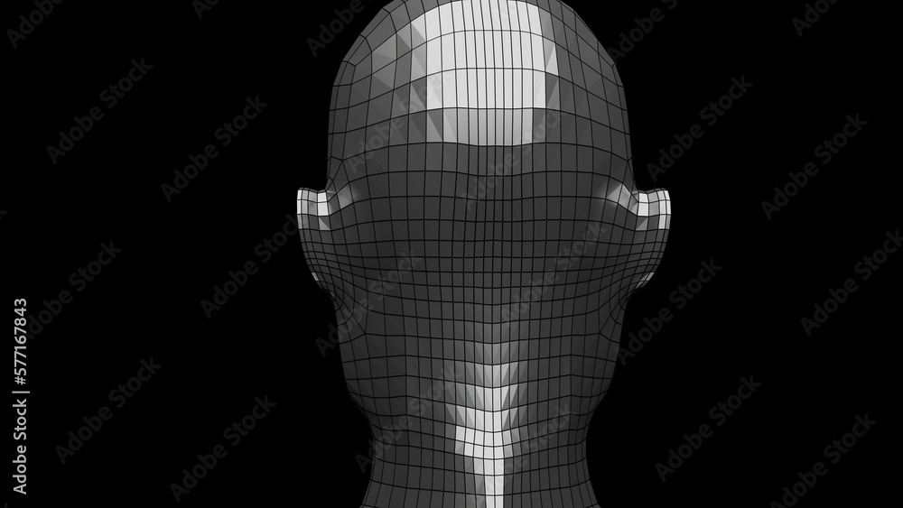 black and white mask 3d black and white mask 3d