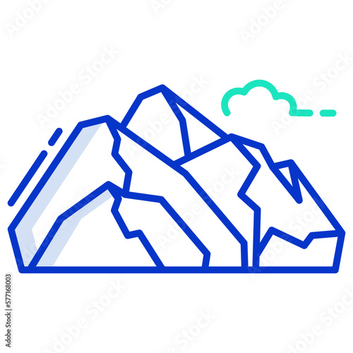 dome mountains icon