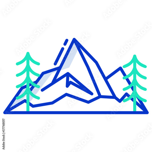 fell mountains icon