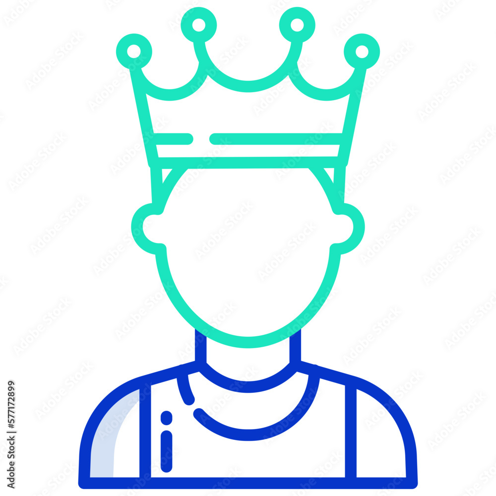 Fototapeta premium King icon