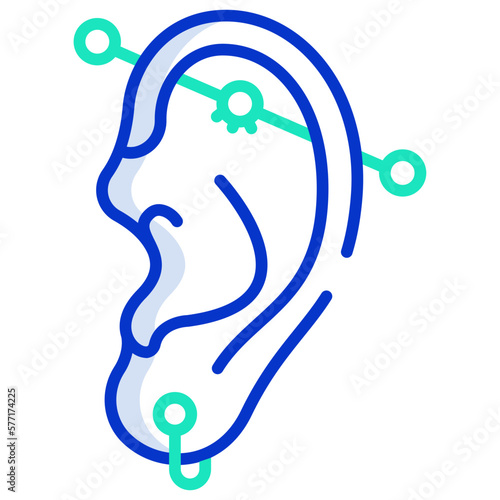 Ear piercing icon