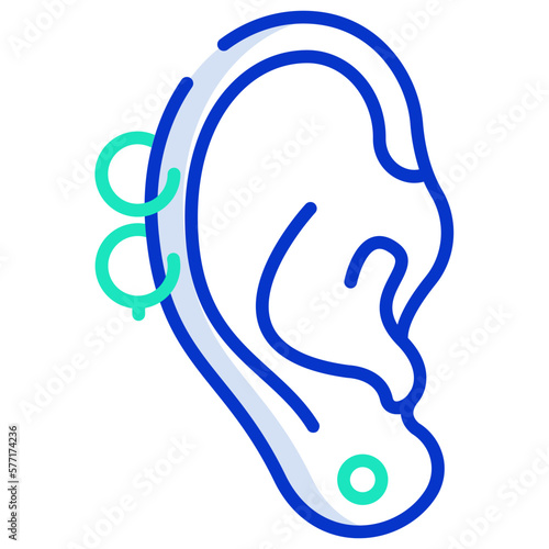 Ear piercing icon