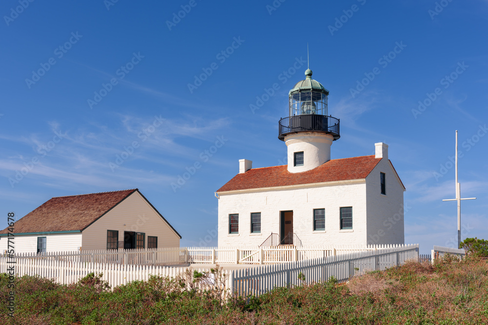San Diego, California at the Old Loma Point Light House San Diego, California at the Old Loma Point Light House