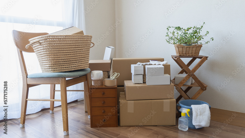 引越しの荷造り・荷解き・断捨離　イメージ