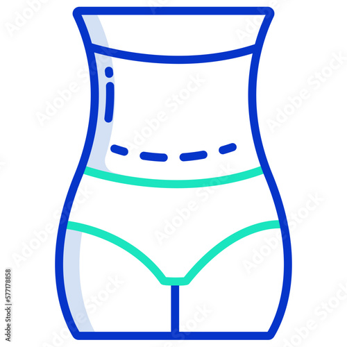 C-section delivery icon