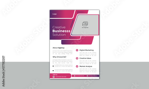 modern professional business corporate flyer design vector file