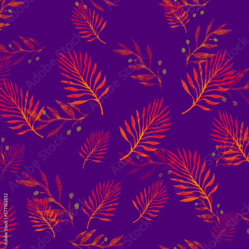 Tropical Leaf Paintings. Pink Africa Wallpapers. Violet Tropical Leaves Hibiscus. Leaf Monstera Retro. Tea Pattern Watercolor. Autumn Vintage Palm Prints. Floral Hawaiian.
