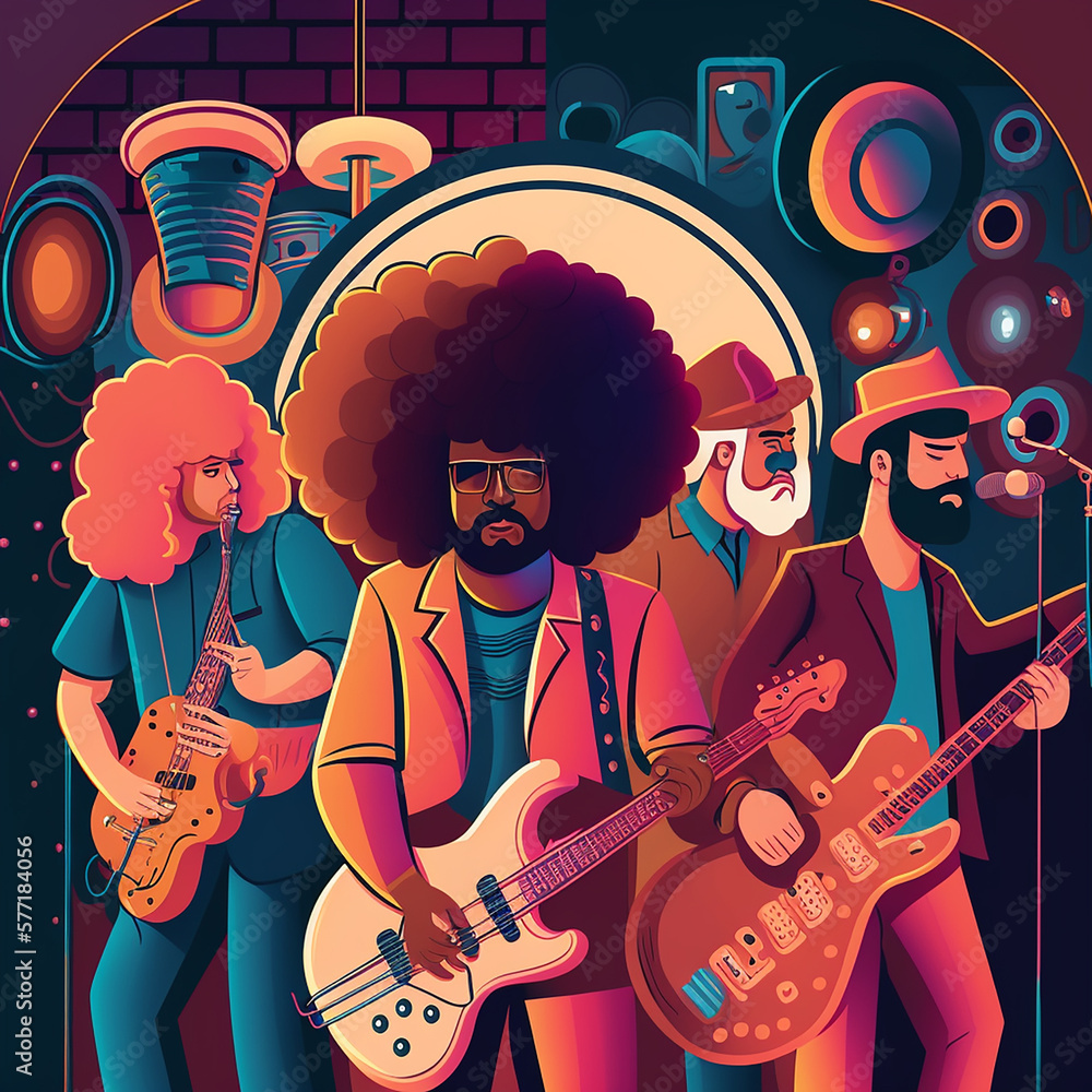 Obraz premium rock concert poster