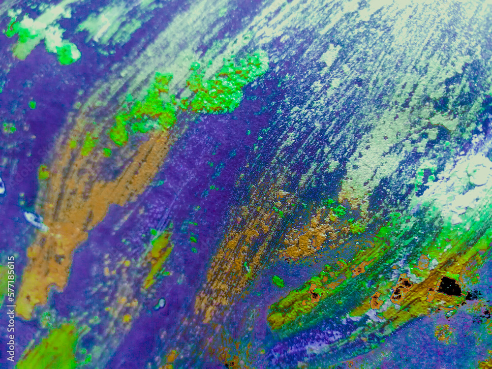 Colorful Liquid Ink Texture. Multicolor Acrylic Wash Background.