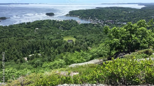 Mountain View Overlooking Coastline