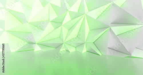 Fototapeta Naklejka Na Ścianę i Meble -  Abstract architecture background geometric pattern walls 3d render
