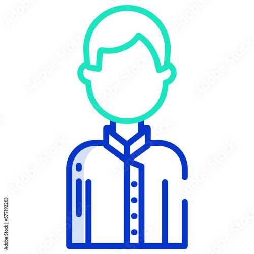 Massager man icon