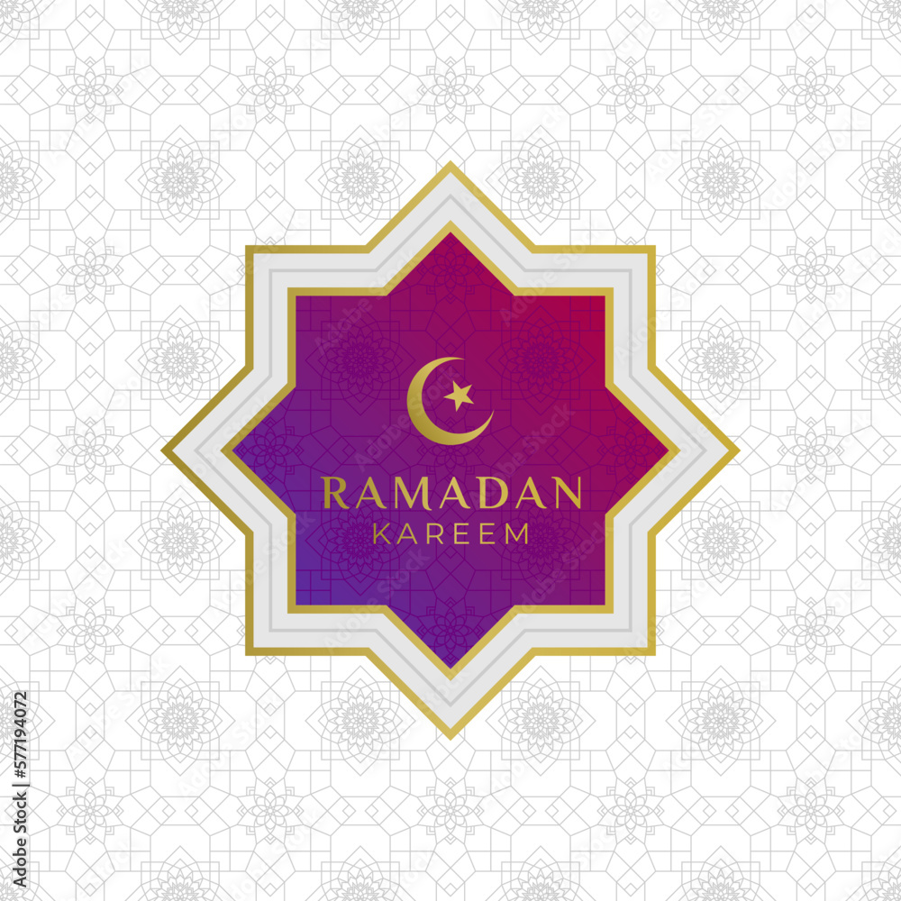Ramadan Kareem Greeting Card Design for Social Media