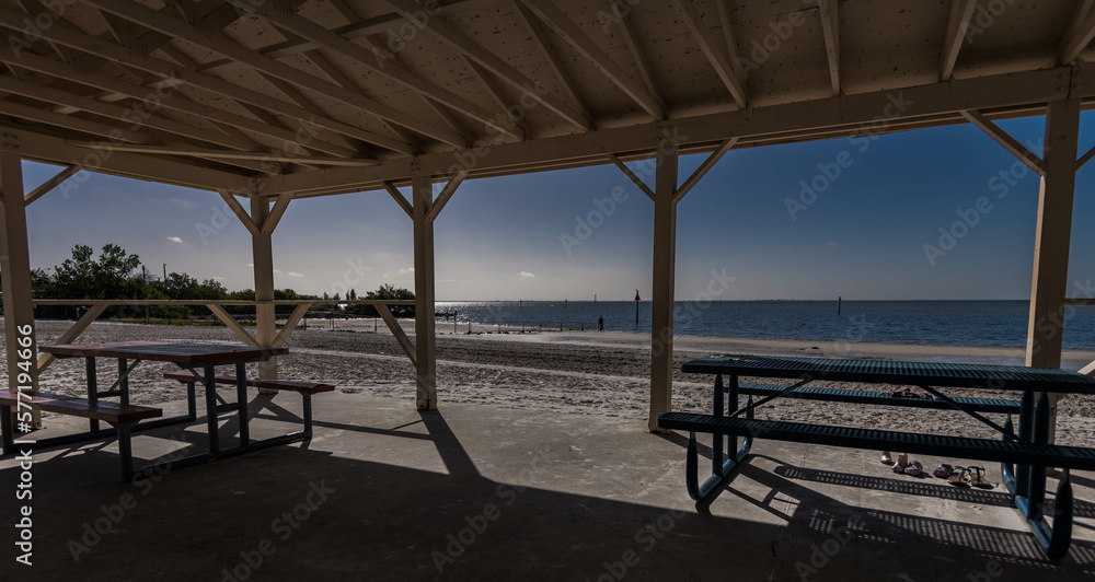 Beach at MacDill AFB 