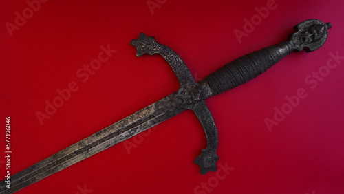 Photos ancient sword, times of the crusade