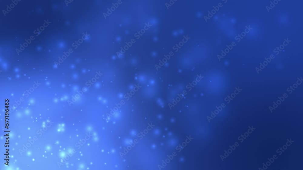 Blue abstract motion background glitter sparkling particles seamless loop Blue abstract motion background glitter sparkling particles seamless loop