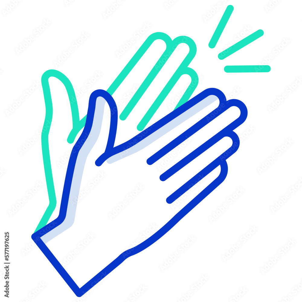 Obraz premium Clapping icon
