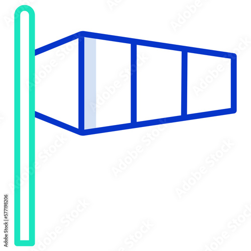 Wind flag icon