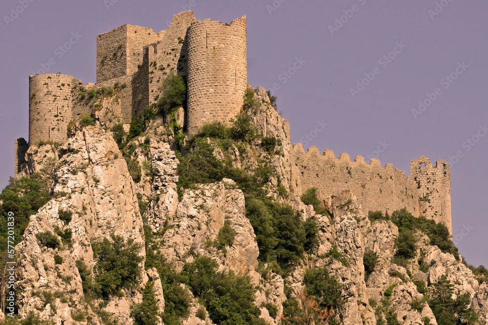 Château de Puylaurens , château cathare Aude, Corbières, forteresse