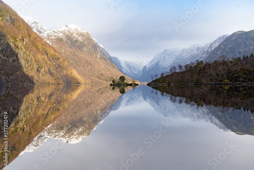 lake in the mountains Norway