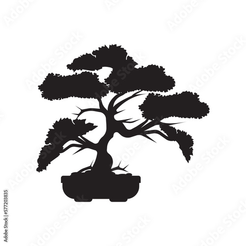 Bonsai symbol icon,illustration design template.