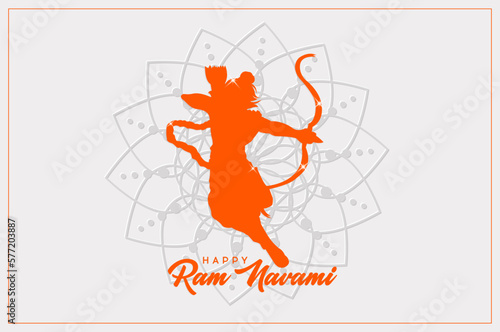 Happy Ram Navami festival of India.