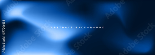 Bright blue holographic background. Abstract blue liquid gradient creative banner. Blurred soft blend color gradation minimalist background. Vector illustration.