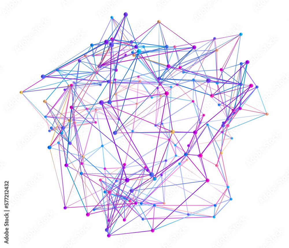 Abstract colorful structure, 3d render Abstract colorful structure, 3d render