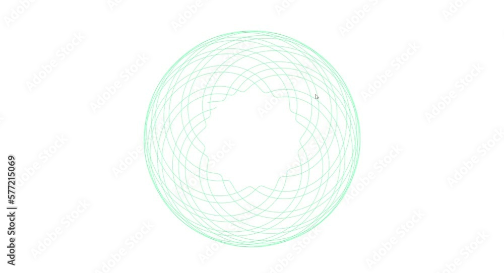 Full HD video with circular spiral pattern emerging from spirograph. Timelapse drawing of symbol on white background. Color change. Green, red, pink, blue, violet, lilac, violet. Fractal neon logo Full HD video with circular spiral pattern emerging from spirograph. Timelapse drawing of symbol on white background. Color change. Green, red, pink, blue, violet, lilac, violet. Fractal neon logo
