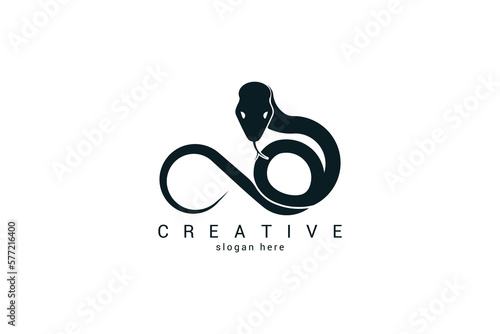 snake habu, animal, reptile and poisonous predator, logo design. Okinawa habu, venomous pit viper and japanese animals, vector design and illustration