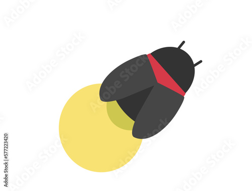 蛍をイメージしたイラスト