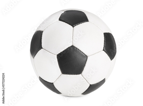 Soccer ball on white background. Football equipment