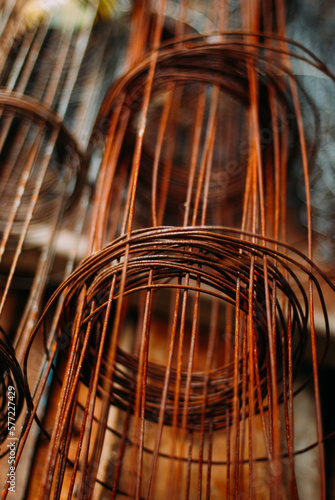 rusty wire mesh