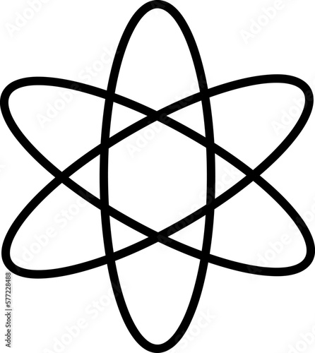 scientific icon symbol trendy style on white background..eps