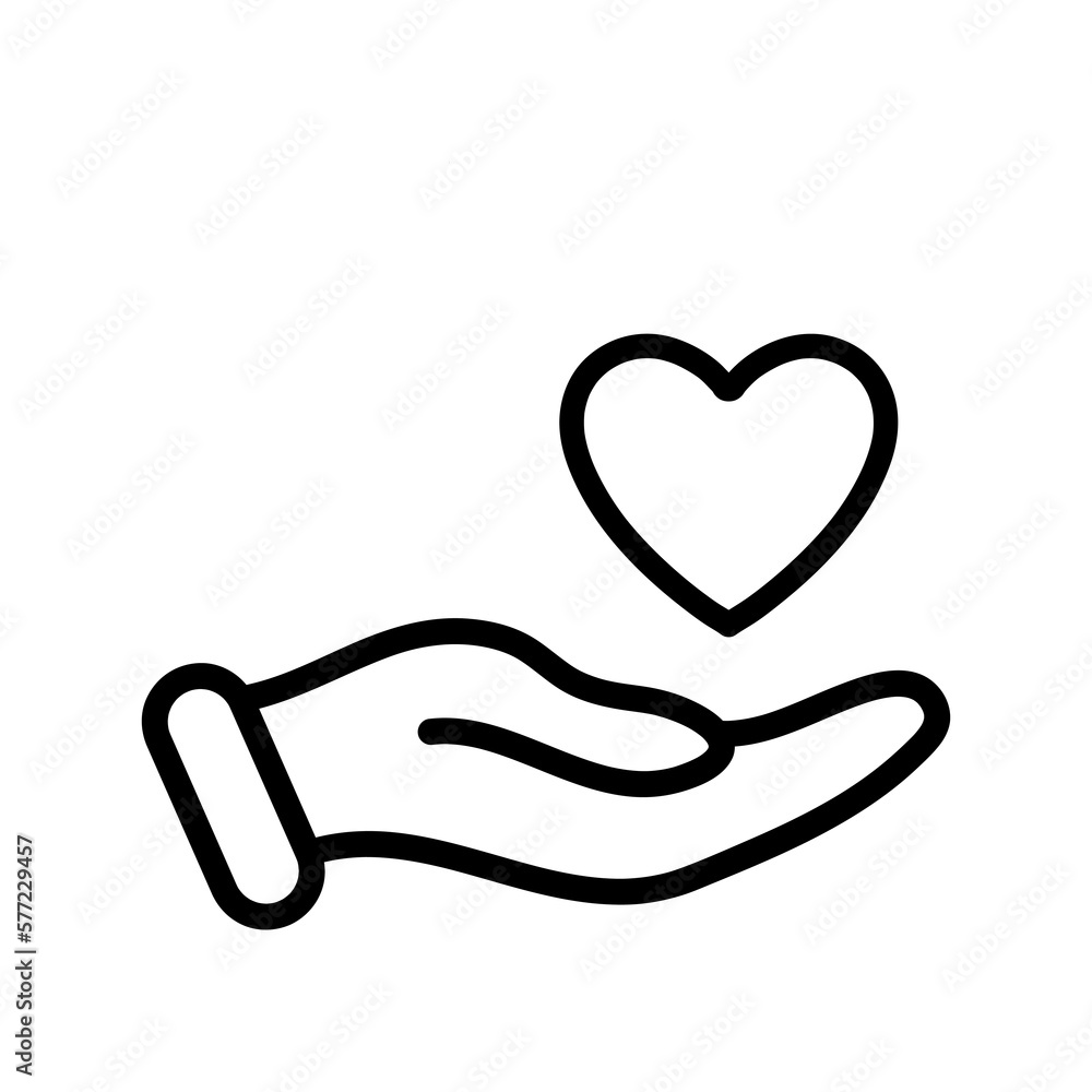 Heart icon vector illustration on white background..eps Heart icon vector illustration on white background..eps