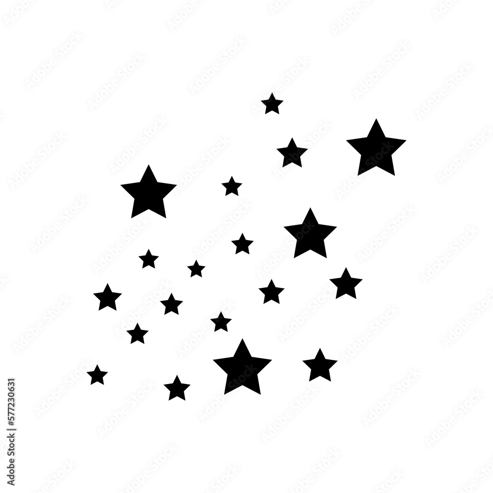 stars icon illustration on white background..eps stars icon illustration on white background..eps