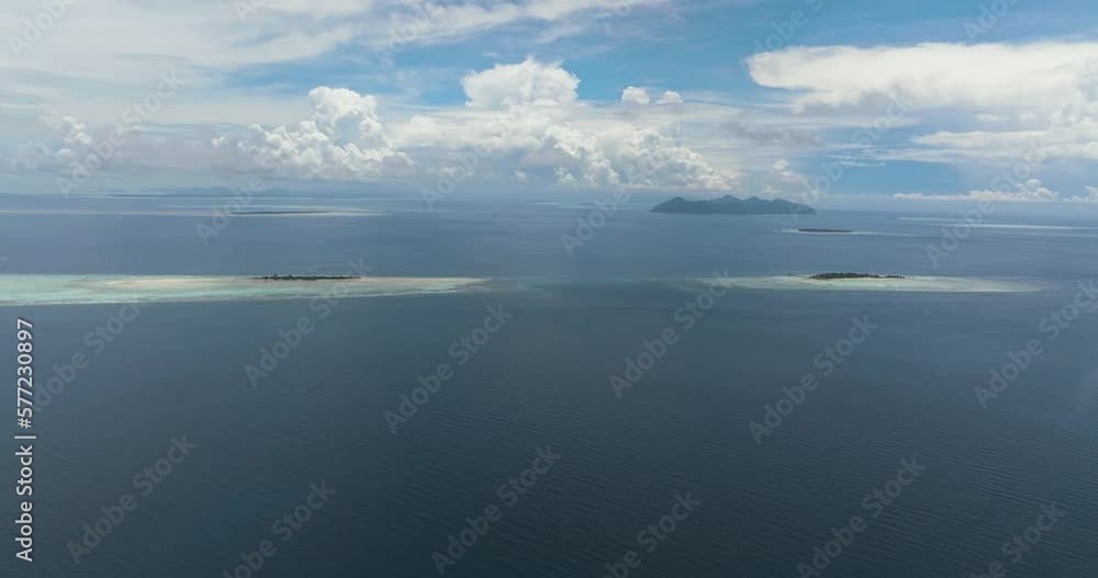 Tropical islands in the Tun Sakaran Marine Park. Sabah, Malaysia. Tropical islands in the Tun Sakaran Marine Park. Sabah, Malaysia.