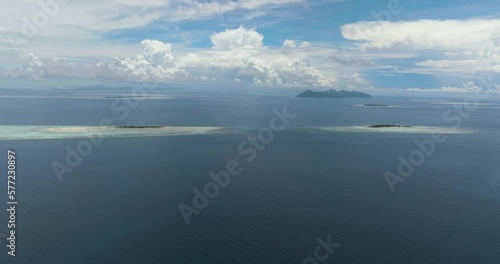 Tropical islands in the Tun Sakaran Marine Park. Sabah, Malaysia. photo