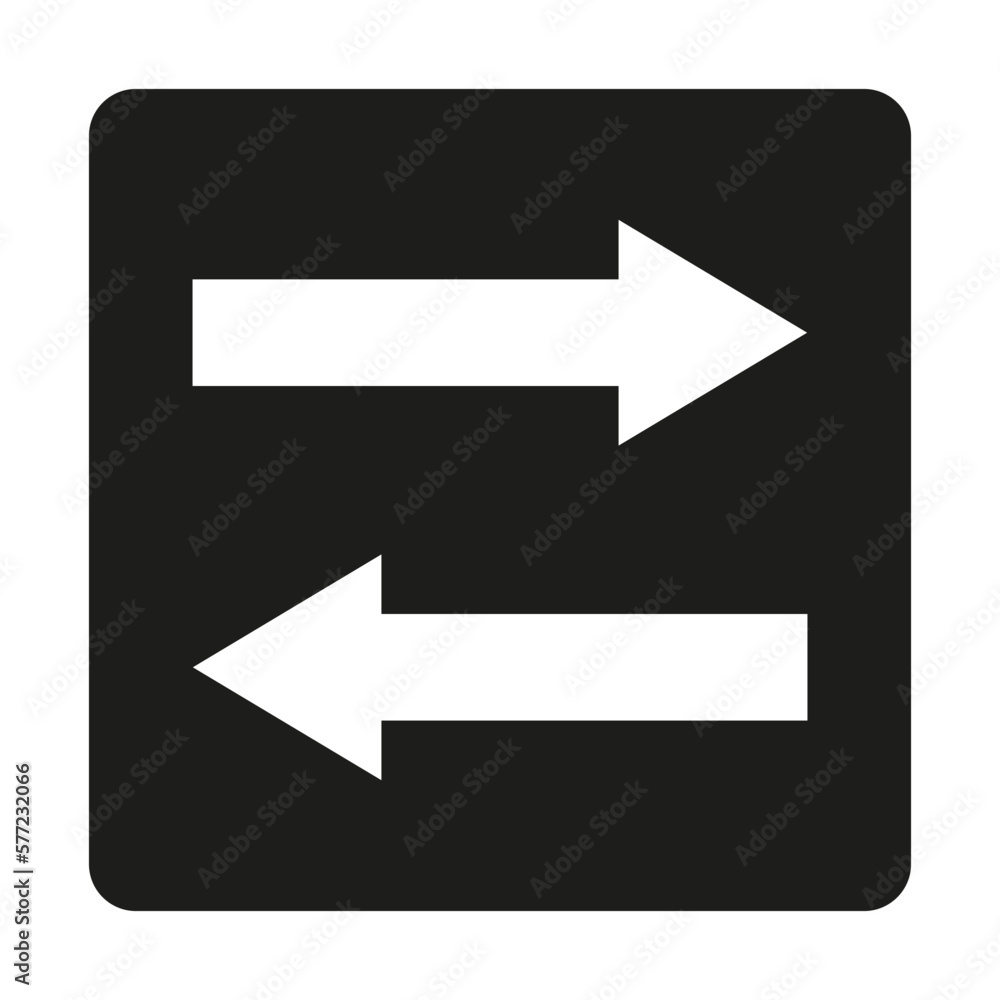 white arrows black square. Vector illustration. white arrows black square. Vector illustration.