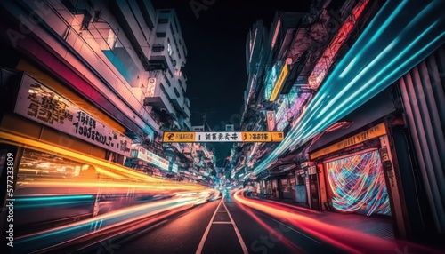 Tokyo time lapse, graphic representation