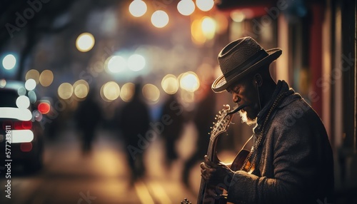 street musician New Orleans - Guitar