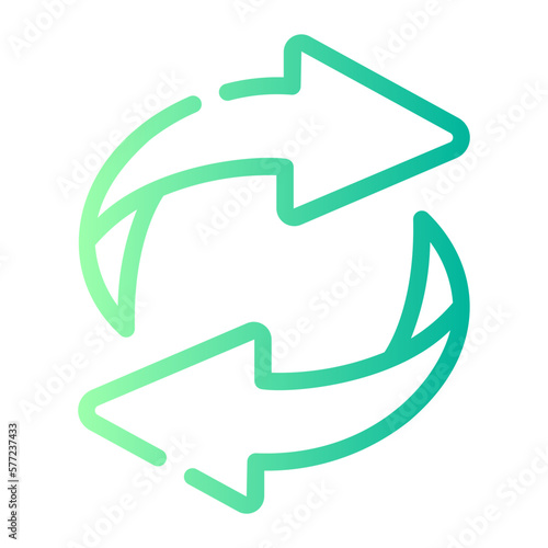 exchange gradient icon