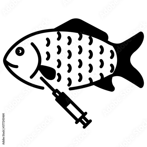 fish glyph icon