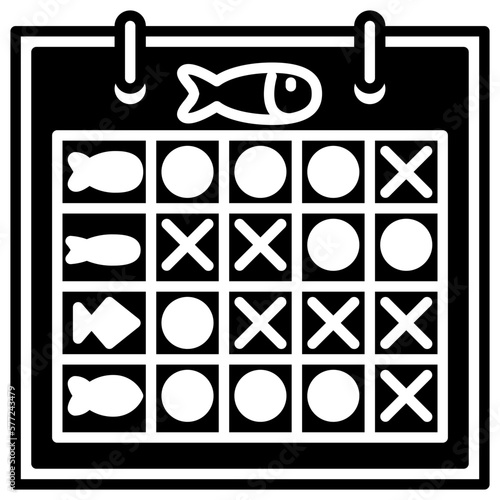 fisheries glyph icon