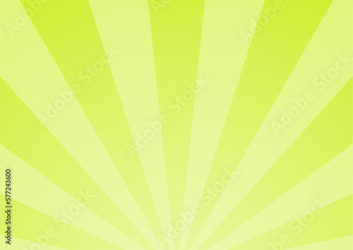 集中線 シンプル 使いやすい 横 横長 緑 黄緑