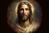 portrait of jesus, savior of mankind, generative AI