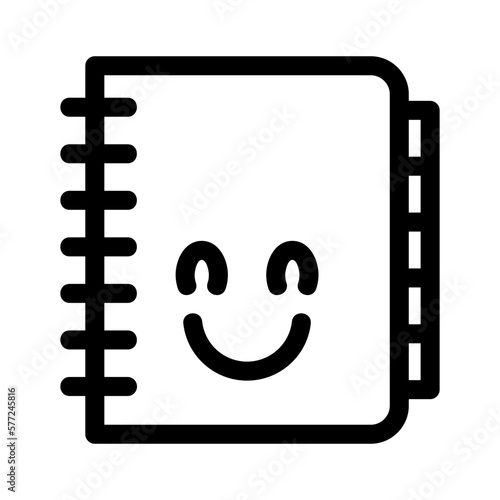 address book icon or logo isolated sign symbol vector illustration - high quality black style vector icons
