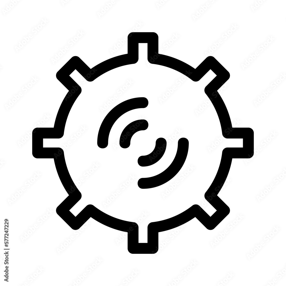 cogs icon or logo isolated sign symbol vector illustration - high quality black style vector icons
