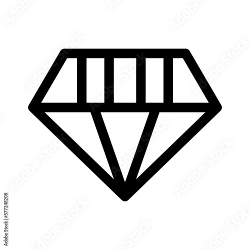 diamond icon or logo isolated sign symbol vector illustration - high quality black style vector icons
