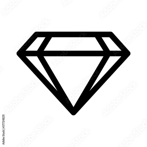 diamond icon or logo isolated sign symbol vector illustration - high quality black style vector icons
